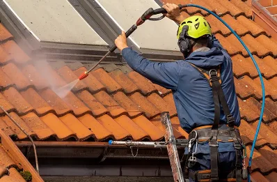 Démoussage et hydrofuge de toiture à Caulnes